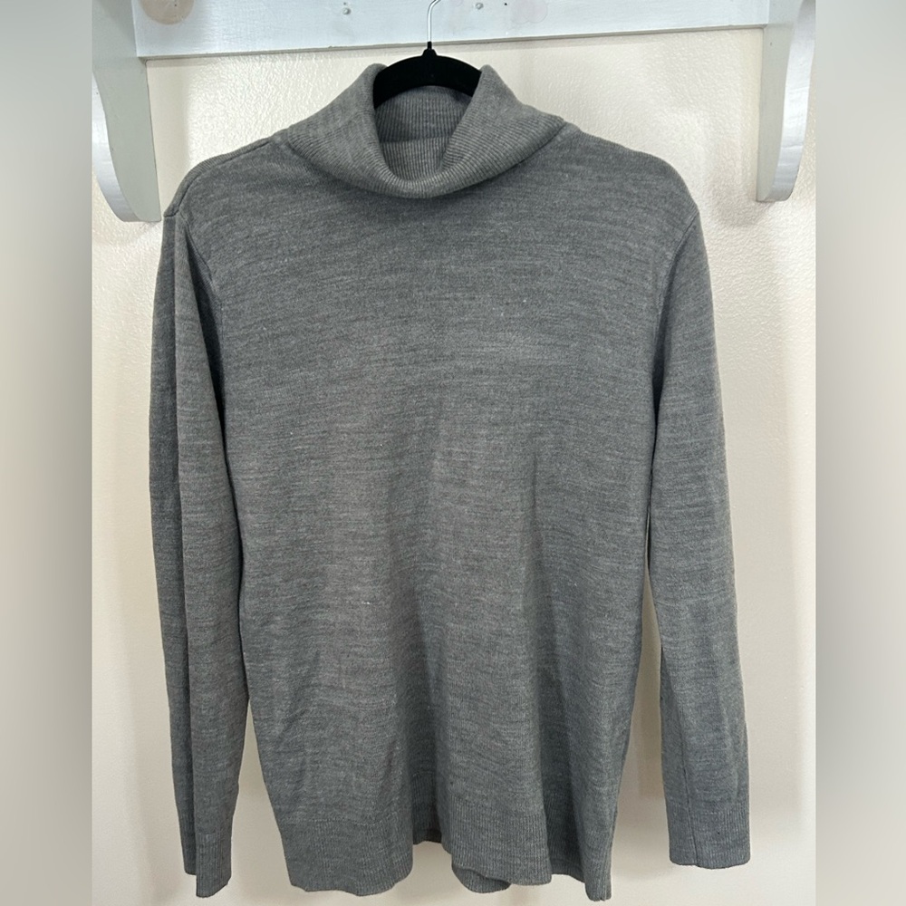 croft & barrow Gray Women's Turtleneck Sweater